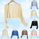 Cardigan en lin tricoté sans boutons