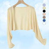 Cardigan en lin tricoté sans boutons