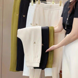 Pantalon harem décontracté à taille haute