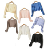 Cardigan en lin tricoté sans boutons