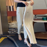 Pantalon harem décontracté à taille haute