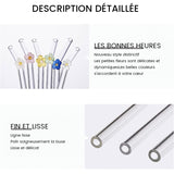 Pailles en Verre Teinté