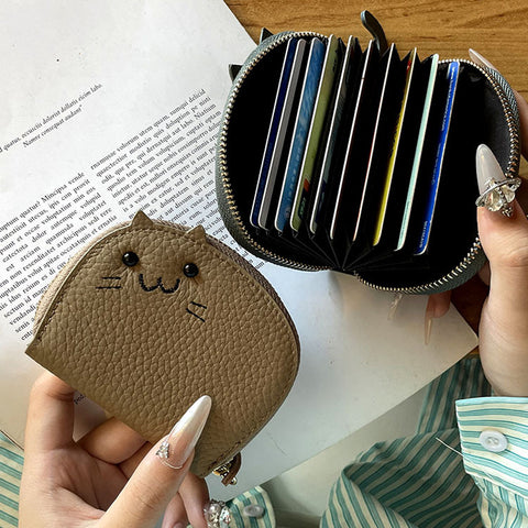 Porte-cartes multiples en forme de chat