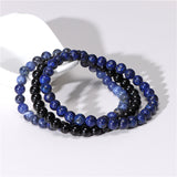 Bracelet combiné en agate naturelle