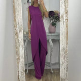 Costume sans manches pour femmes matures