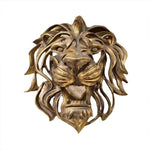 Art mural tête de lion