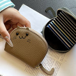 Porte-cartes multiples en forme de chat
