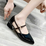 Sandales à Talons Bas à Bout Pointu