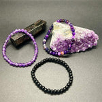 Bracelet combiné en agate naturelle