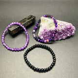 Bracelet combiné en agate naturelle