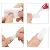 Ongles pressés à la fleur de printemps(24pièces)