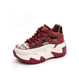 Chaussures Montantes Creuses à Semelle Epaisse