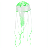Simulation d'aménagement paysager d'aquarium Méduse fluorescente transparente