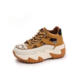 Chaussures Montantes Creuses à Semelle Epaisse