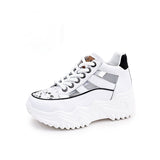 Chaussures Montantes Creuses à Semelle Epaisse