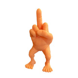 Doigt de la main avec jambes