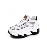 Chaussures Montantes Creuses à Semelle Epaisse