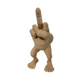 Doigt de la main avec jambes