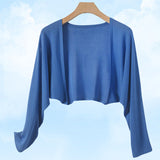 Cardigan en lin tricoté sans boutons