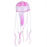 Simulation d'aménagement paysager d'aquarium Méduse fluorescente transparente