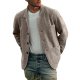 Veste Décontractée de Couleur Unie