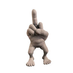 Doigt de la main avec jambes