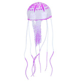 Simulation d'aménagement paysager d'aquarium Méduse fluorescente transparente