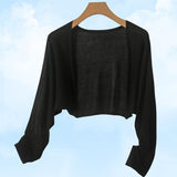 Cardigan en lin tricoté sans boutons