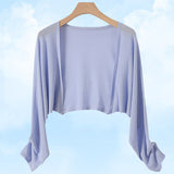 Cardigan en lin tricoté sans boutons