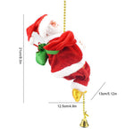 🎅Jouets musicaux électriques pour le Père Noël grimpant à la cheminée🎄