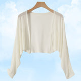 Cardigan en lin tricoté sans boutons