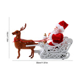 🎅Jouets musicaux électriques pour le Père Noël grimpant à la cheminée🎄