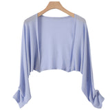 Cardigan en lin tricoté sans boutons