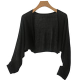 Cardigan en lin tricoté sans boutons