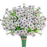 Fleurs de simulation violettes