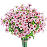 Fleurs de simulation violettes
