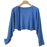 Cardigan en lin tricoté sans boutons