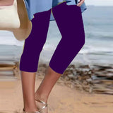 Legging décontracté uni pour femme