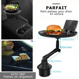 Plateau Réglable à 360° pour la Voiture
