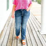 Jean skinny extensible à taille haute