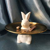 Assiette en céramique pour lapin