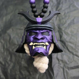 Pendentif voiture masque de démon samouraï assassin