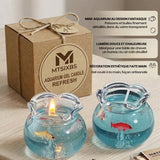Bougie parfumée mini aquarium à bulles