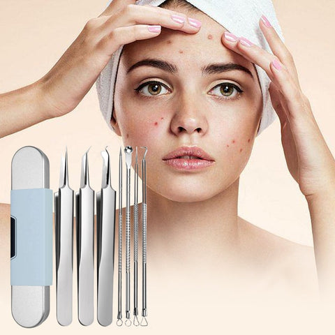 Kit d'outils en acier inoxydable pour l'élimination des points noirs