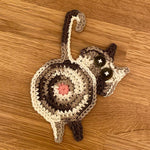 🐱Dessous de Verre en Tricot de Cul de Chat Mignon