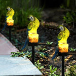 Poteau solaire de jardin à figure d'aigle