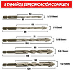 Taladro excéntrico con sierra de cuatro cuchillas