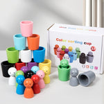 Gobelets de tri par couleur