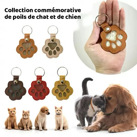 Porte-clés commémoratif pour animaux de compagnie