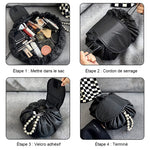 Sac cosmétique à cordon paresseux